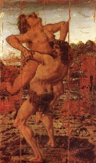 Antonio Pollaiuolo Hercules and Antaeus Time Germany oil painting art